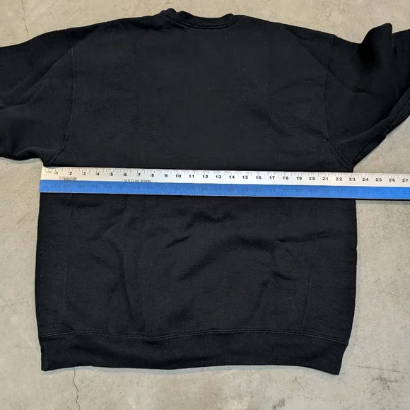 Russell Athletic Blank Men's XL Sweatshirt Black Flaws - Picture 6 of 6